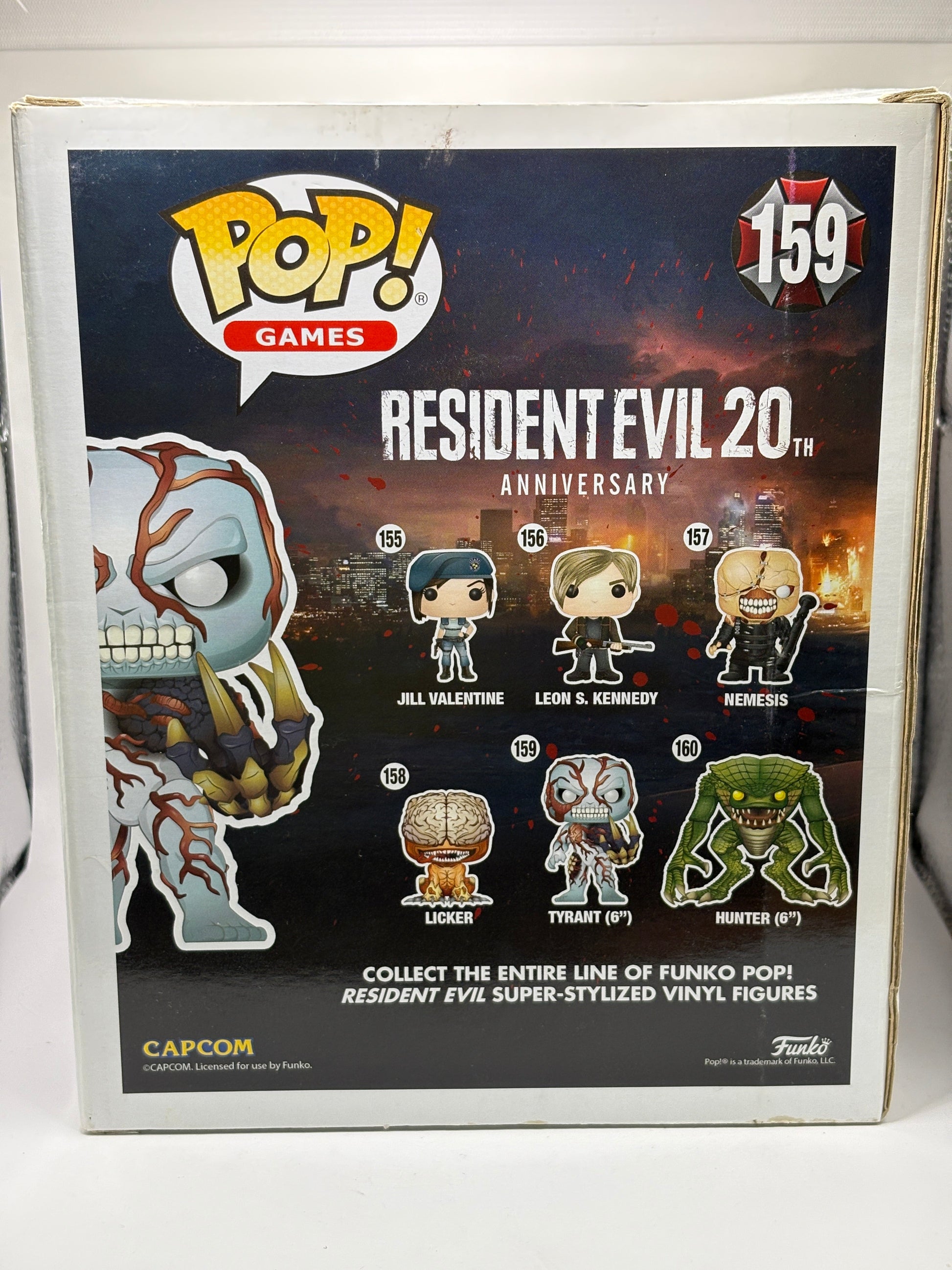Funko POP! Games Resident Evil #159 Tyrant Vinyl Figure Glow in the Dark FRENLY BRICKS - Open 7 Days