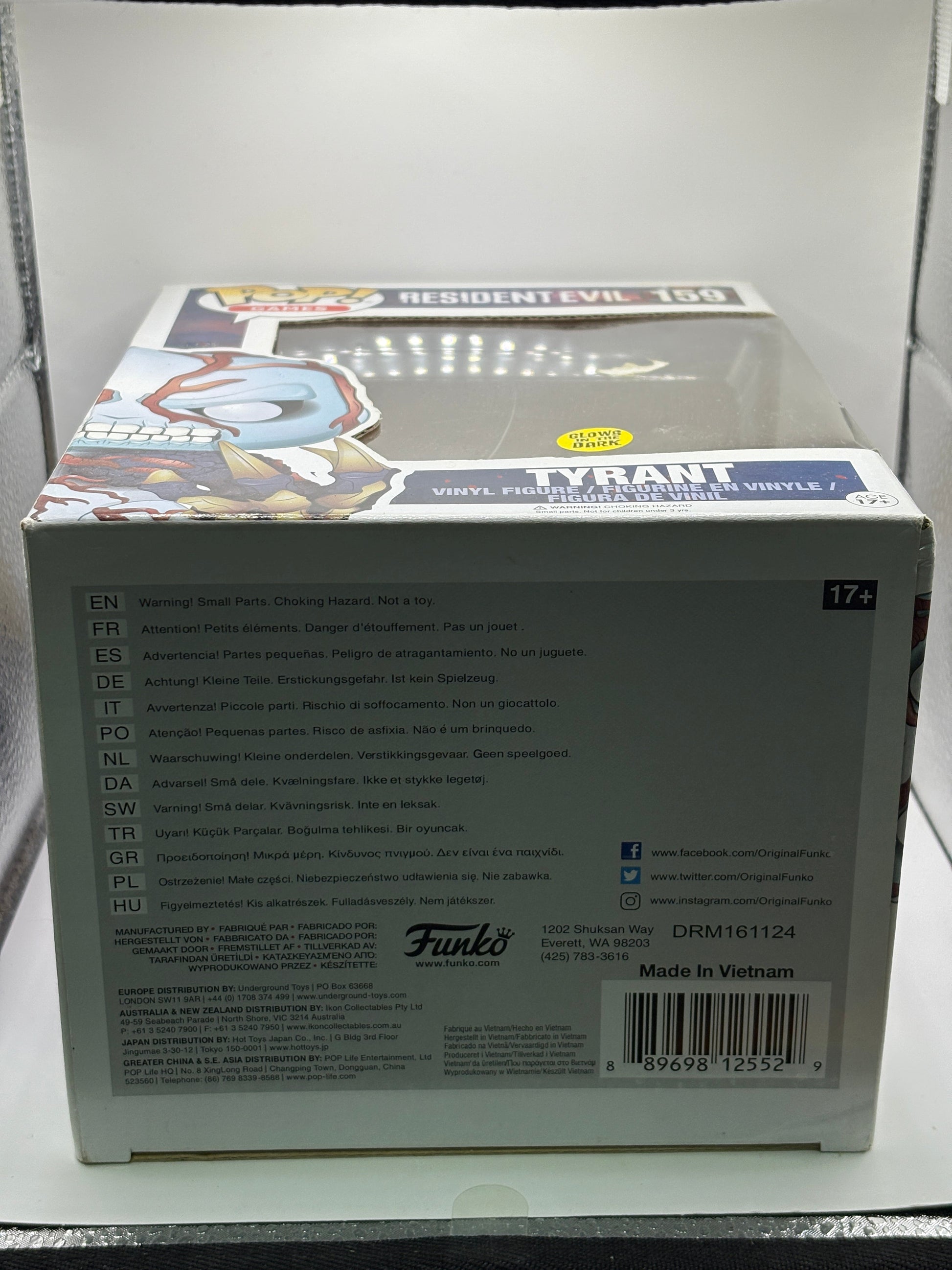 Funko POP! Games Resident Evil #159 Tyrant Vinyl Figure Glow in the Dark FRENLY BRICKS - Open 7 Days
