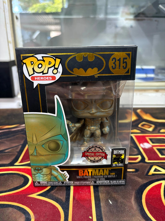 Funko Pop! Vinyl: Batman 1989 Bronze Patina Special Edition 315 FRENLY BRICKS - Open 7 Days