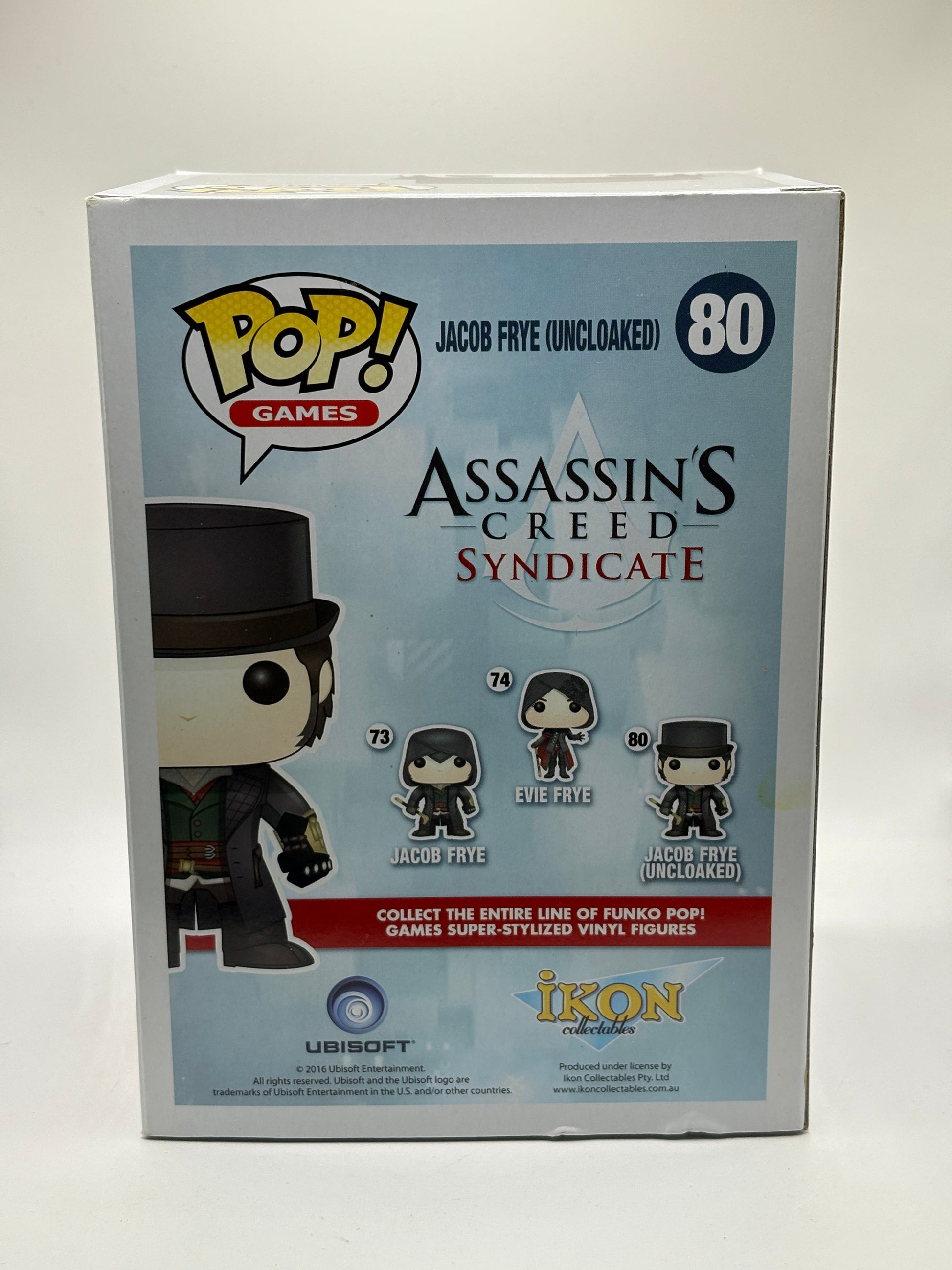 Funko POP! Games Assassin’s Creed Syndicate #80 Jacob Frye Uncloaked Underground Toys FRENLY BRICKS - Open 7 Days