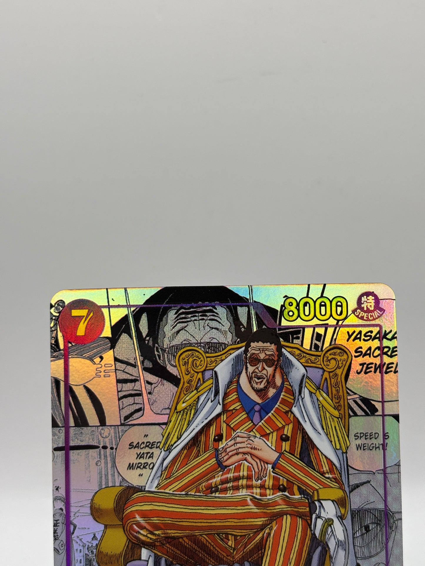 2026 One Piece The Time of Battle Borsalino Manga Art SSP #OP16-073