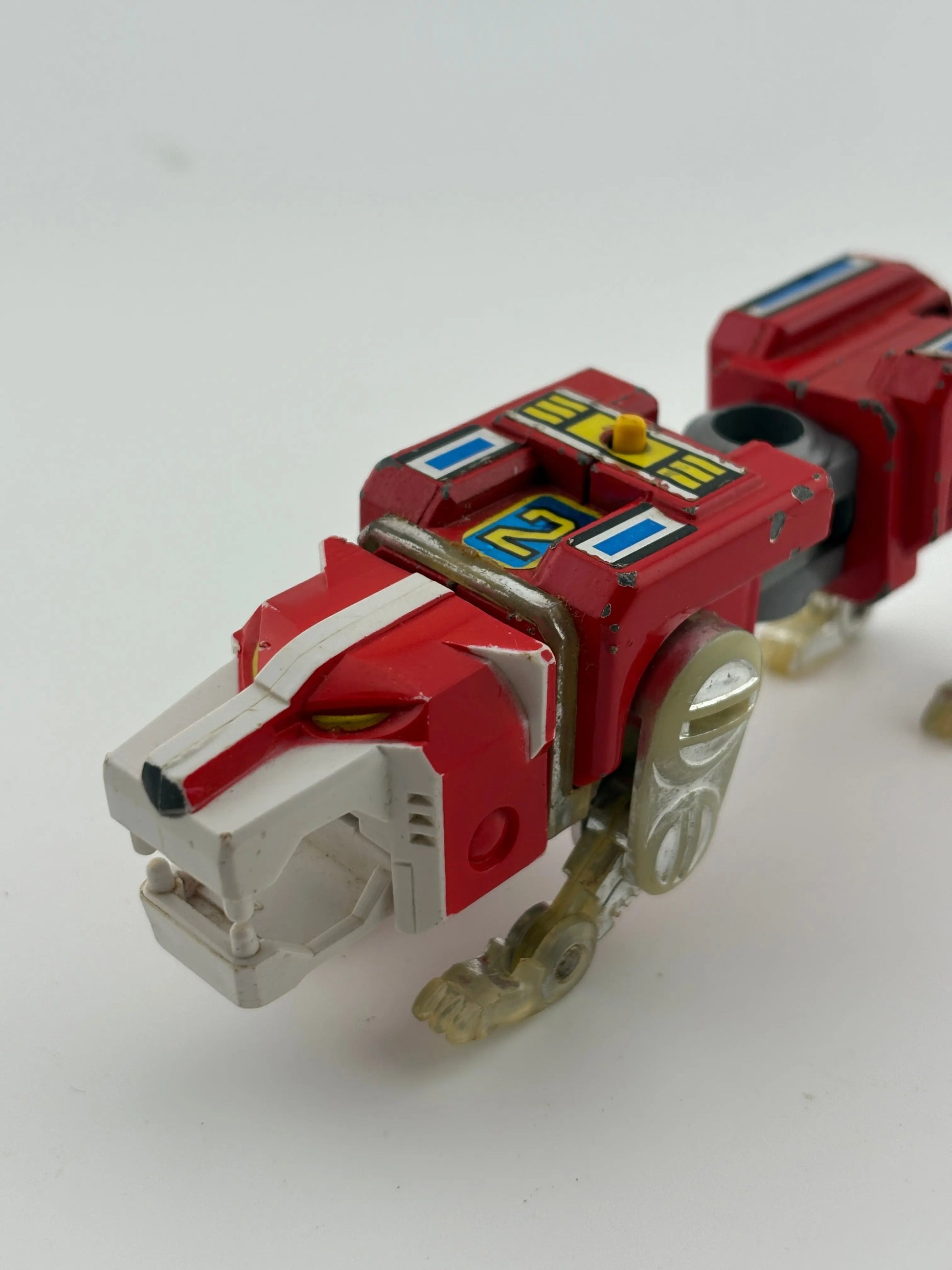 Vintage 1981 Voltron Diecast Red Lion Robot #2 Bandai GB-36 Loose FRENLY BRICKS - Open 7 Days