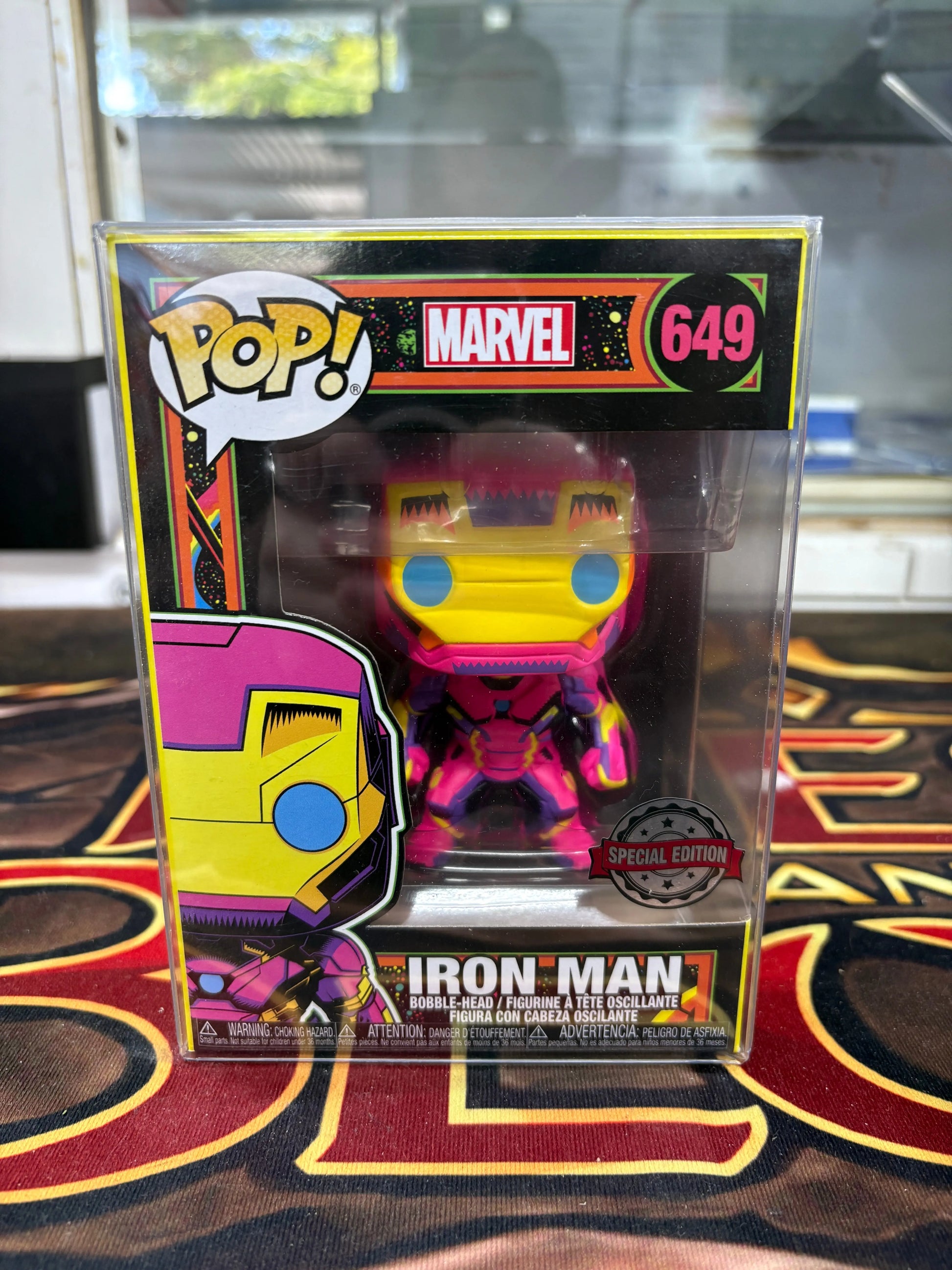 FUNKO Pop Vinyl Iron Man #649 FRENLY BRICKS - Open 7 Days