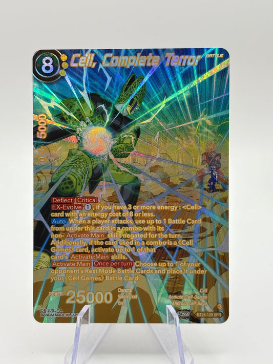 Dragon Ball Super Masters - Cell, Complete Terror BT26-109 SPR FRENLY BRICKS - Open 7 Days