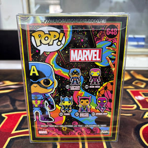 Captain America Funko Pop! Vinyl Blacklight #648 Marvel FRENLY BRICKS - Open 7 Days