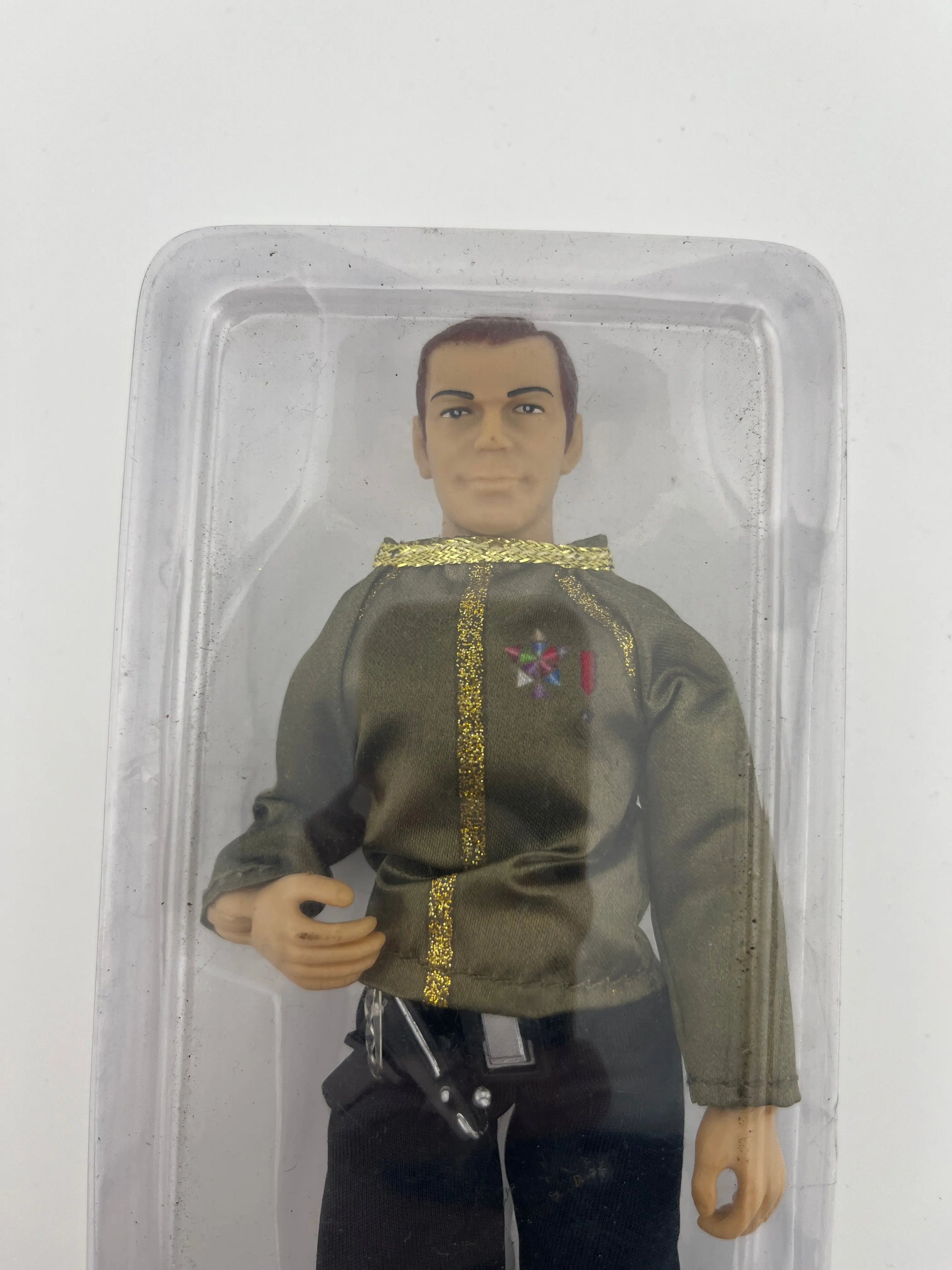 Marty Abrams Mego Pop Culture Captain Kirk 8" Action Figure Star Trek Off Card FRENLY BRICKS - Open 7 Days