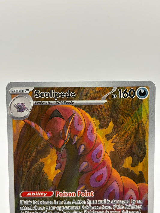 Pokemon TCG Black Bolt - Scolipede 134/086 Illustration Rare NM FRENLY BRICKS - Open 7 Days