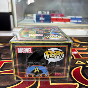 Captain America Funko Pop! Vinyl Blacklight #648 Marvel FRENLY BRICKS - Open 7 Days