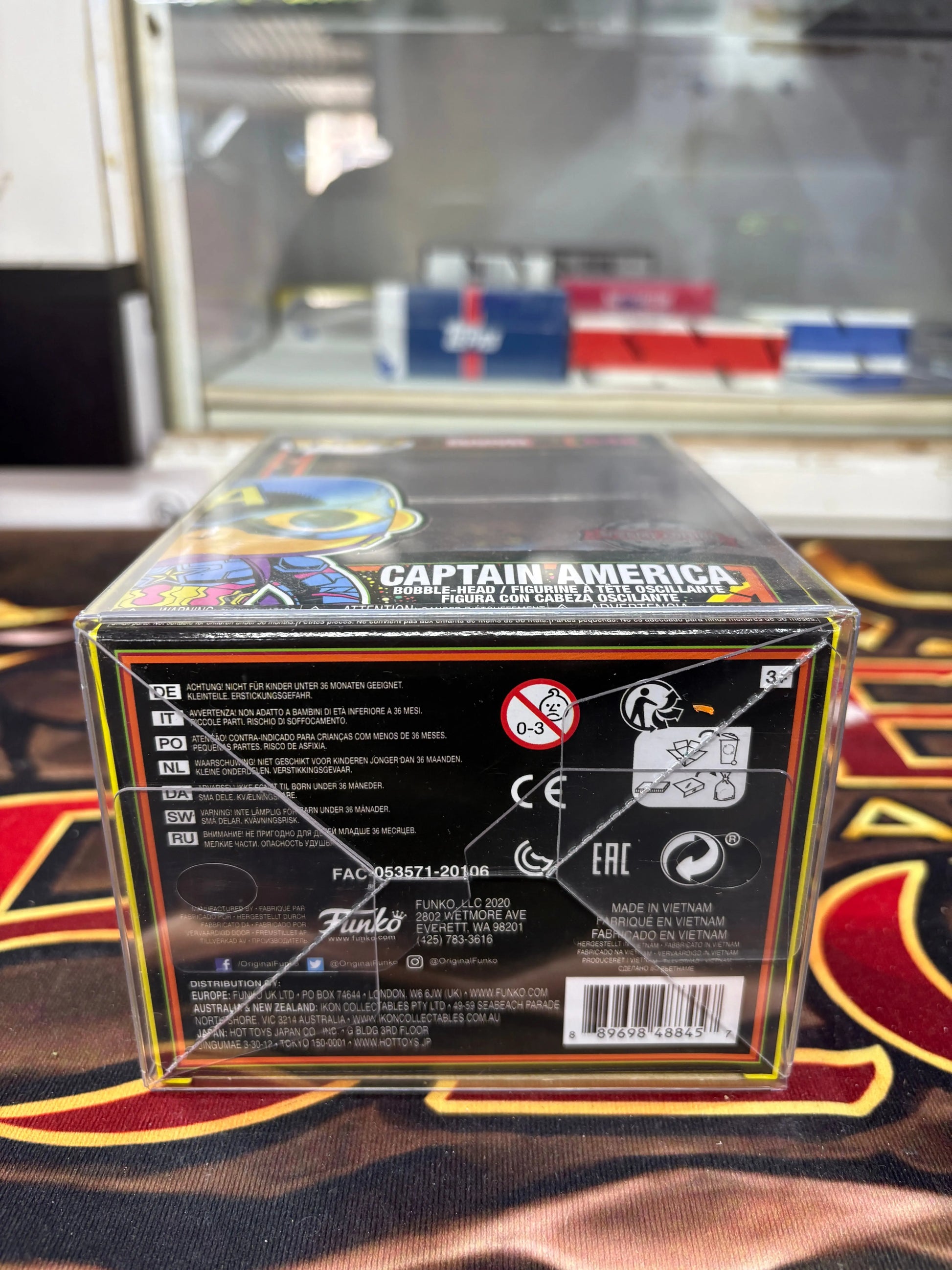 Captain America Funko Pop! Vinyl Blacklight #648 Marvel FRENLY BRICKS - Open 7 Days