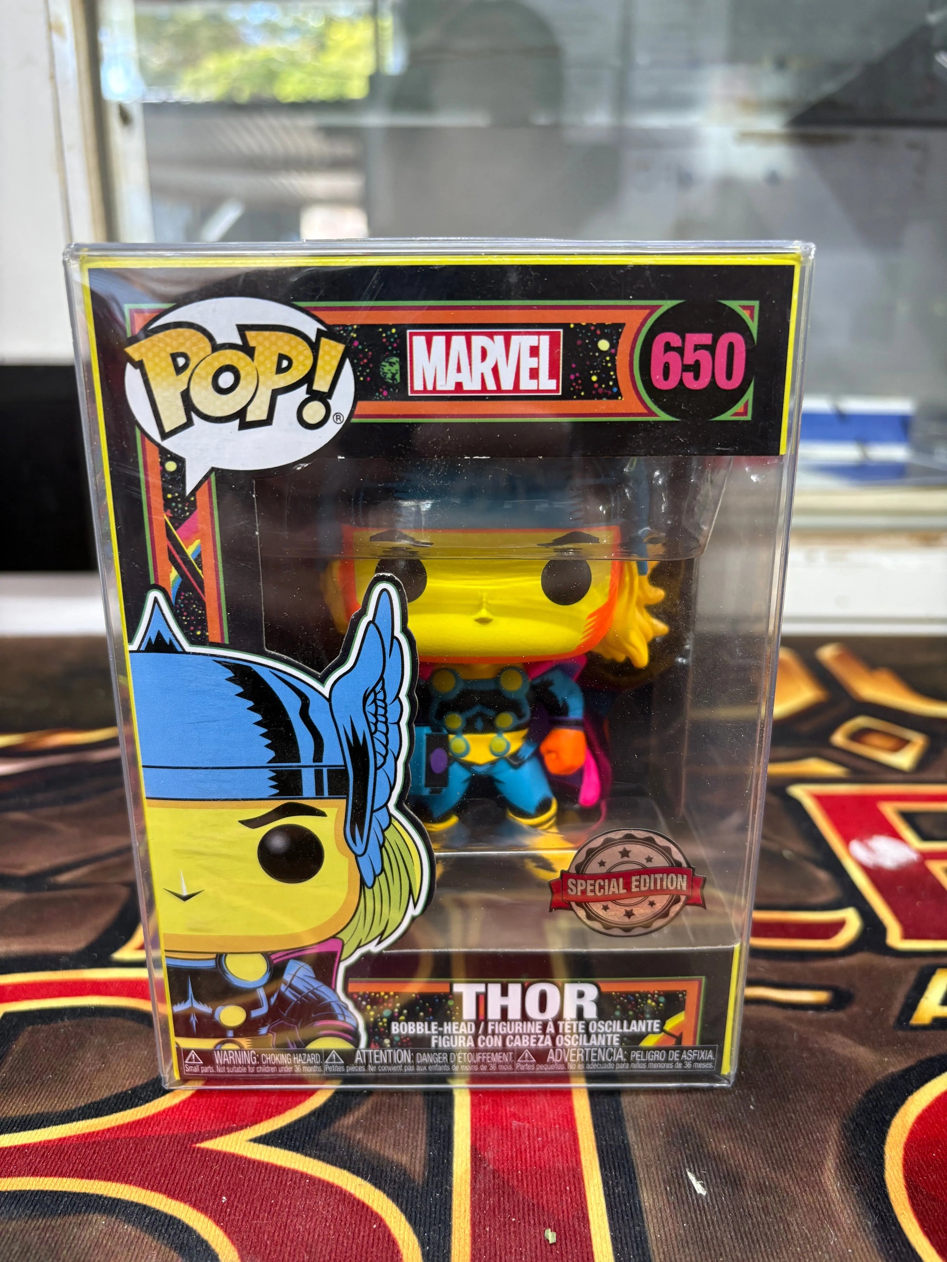 Thor 650 Blacklight Marvel Funko Pop Vinyl FRENLY BRICKS - Open 7 Days