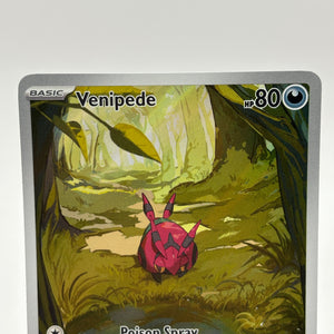 Pokemon TCG Black Bolt - Venipede 132/086 Illustration Rare NM FRENLY BRICKS - Open 7 Days