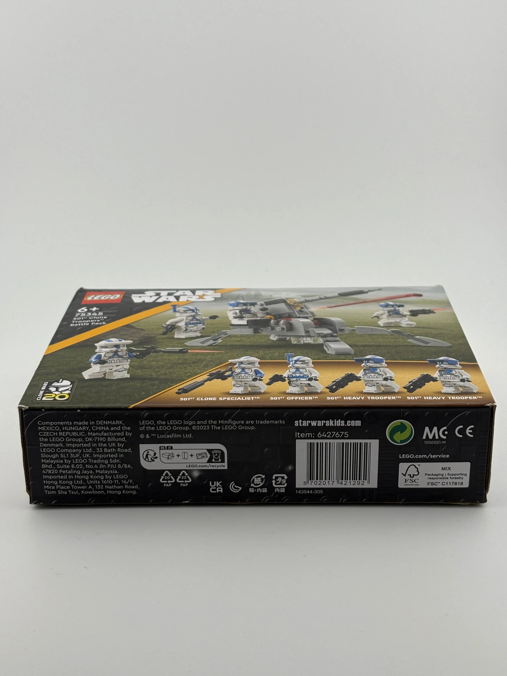 LEGO Star Wars: 501st Clone Troopers Battle Pack (75345) Sealed FRENLY BRICKS - Open 7 Days