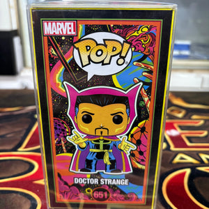 #651 Doctor Strange : Marvel : Black Light : Pop Vinyl : Funko FRENLY BRICKS - Open 7 Days