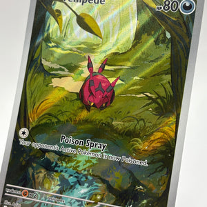 Pokemon TCG Black Bolt - Venipede 132/086 Illustration Rare NM FRENLY BRICKS - Open 7 Days