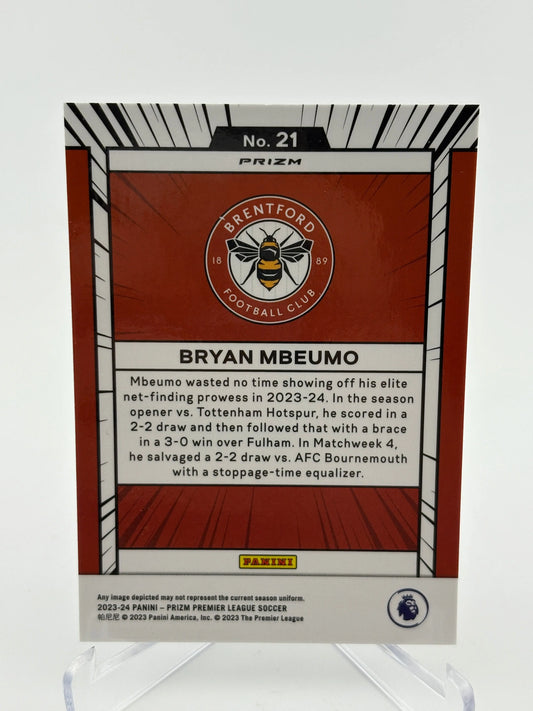 2023-24 Panini Prizm Premier League - Bryan Mbeumo Manga #21 NM FRENLY BRICKS - Open 7 Days