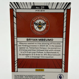 2023-24 Panini Prizm Premier League - Bryan Mbeumo Manga #21 NM FRENLY BRICKS - Open 7 Days