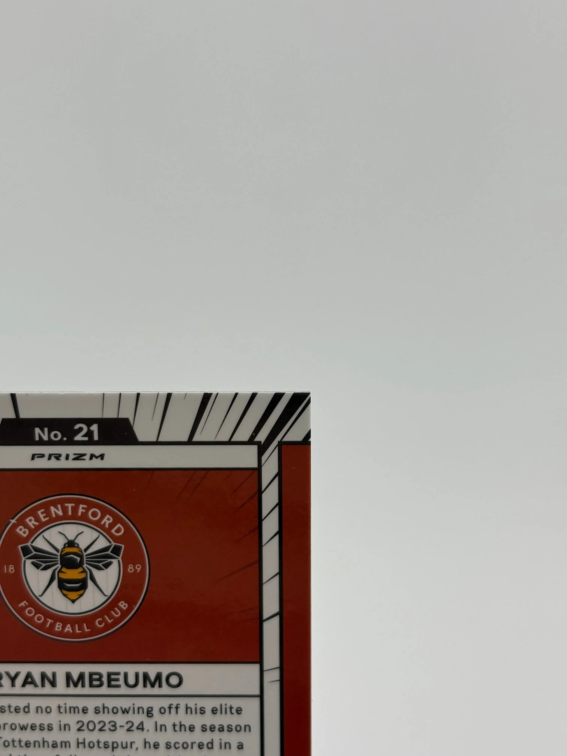 2023-24 Panini Prizm Premier League - Bryan Mbeumo Manga #21 NM FRENLY BRICKS - Open 7 Days