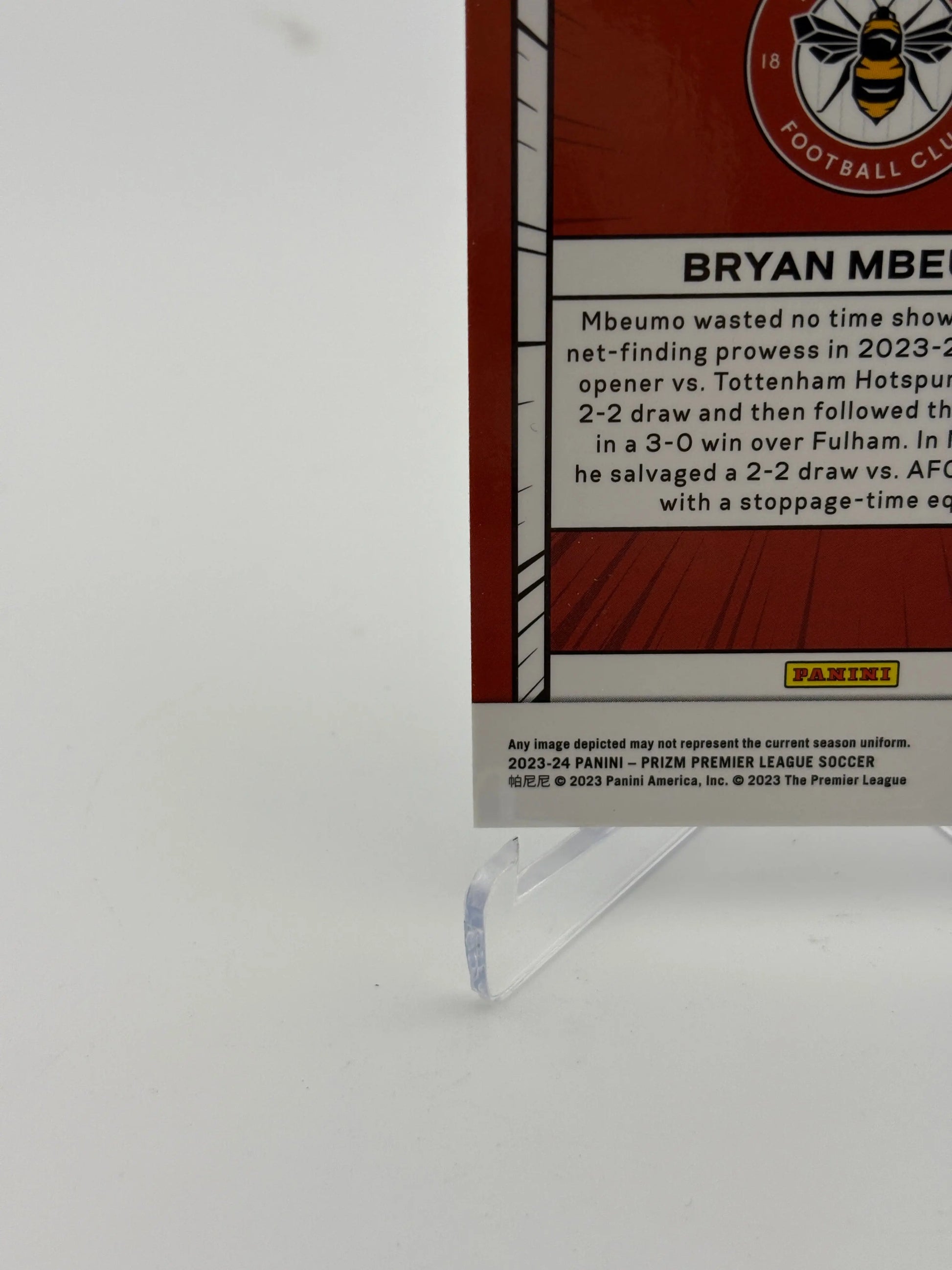 2023-24 Panini Prizm Premier League - Bryan Mbeumo Manga #21 NM FRENLY BRICKS - Open 7 Days