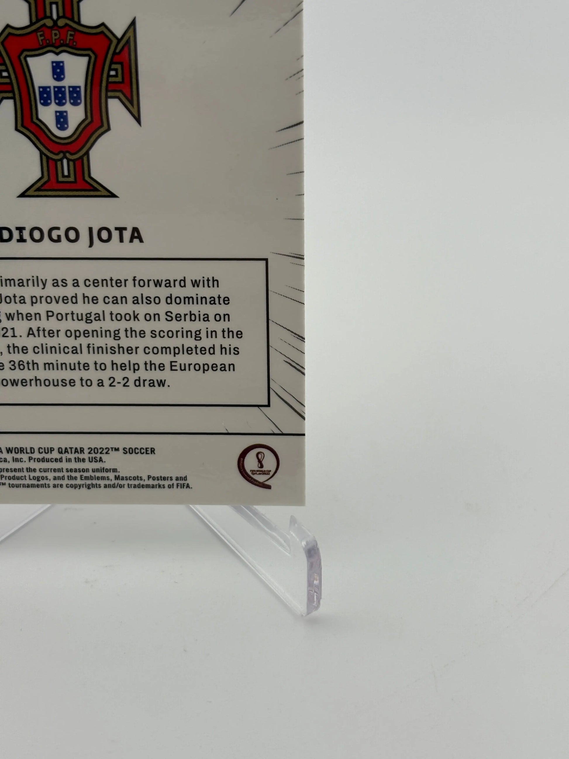 2022 Panini Prizm World Cup Diogo Jota #16 Portugal Manga Case Hit SSP FRENLY BRICKS - Open 7 Days