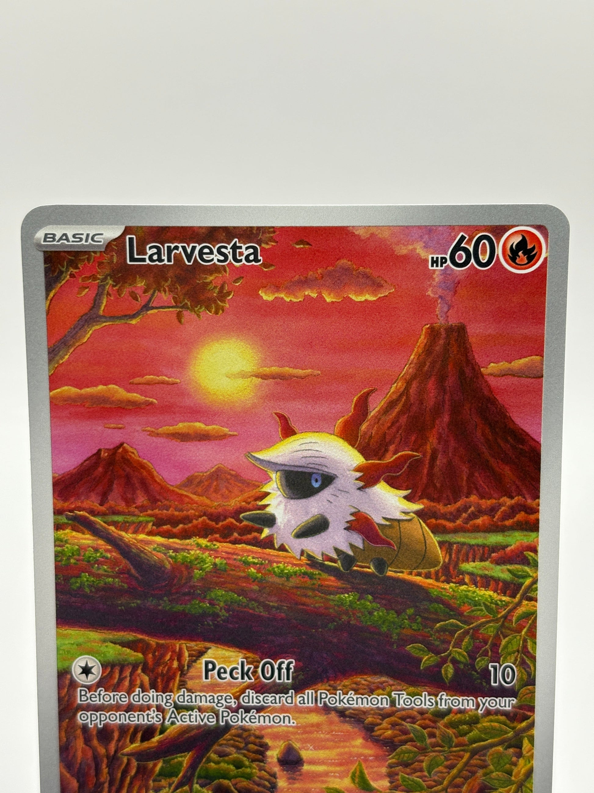 Pokemon TCG Black Bolt - Larvesta 099/086 Illustration Rare NM FRENLY BRICKS - Open 7 Days