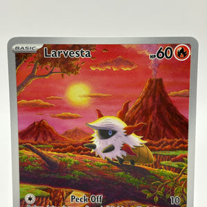 Pokemon TCG Black Bolt - Larvesta 099/086 Illustration Rare NM FRENLY BRICKS - Open 7 Days