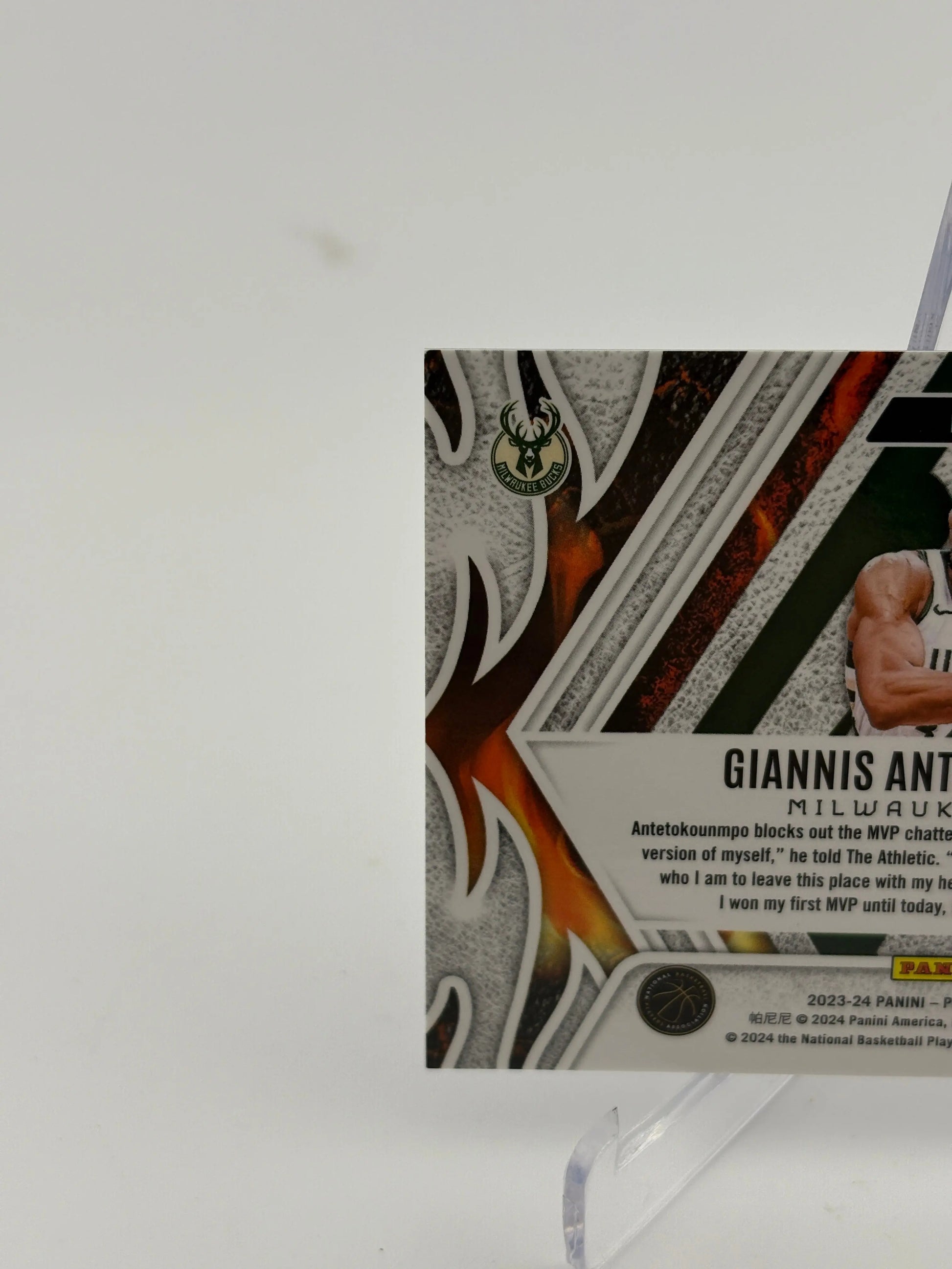 2023-24 Panini Phoenix Giannis Antetokounmpo Fire Forged Insert Blue /25 Bucks FRENLY BRICKS - Open 7 Days