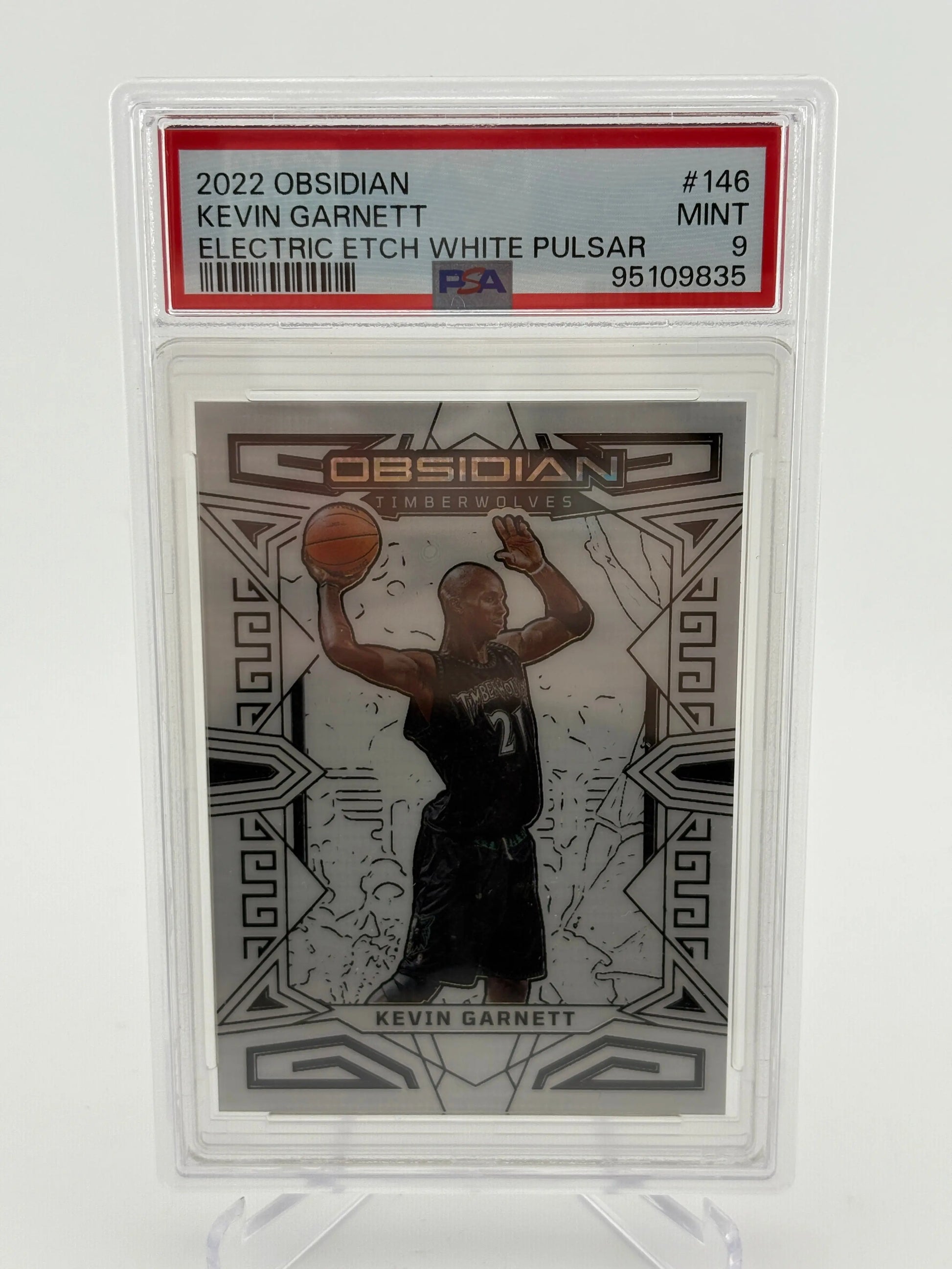 2022 Panini Obsidian - Kevin Garnett Electric Etch White Pulsar - PSA 9 FRENLY BRICKS - Open 7 Days