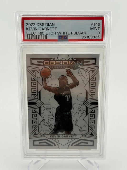 2022 Panini Obsidian - Kevin Garnett Electric Etch White Pulsar - PSA 9 FRENLY BRICKS - Open 7 Days