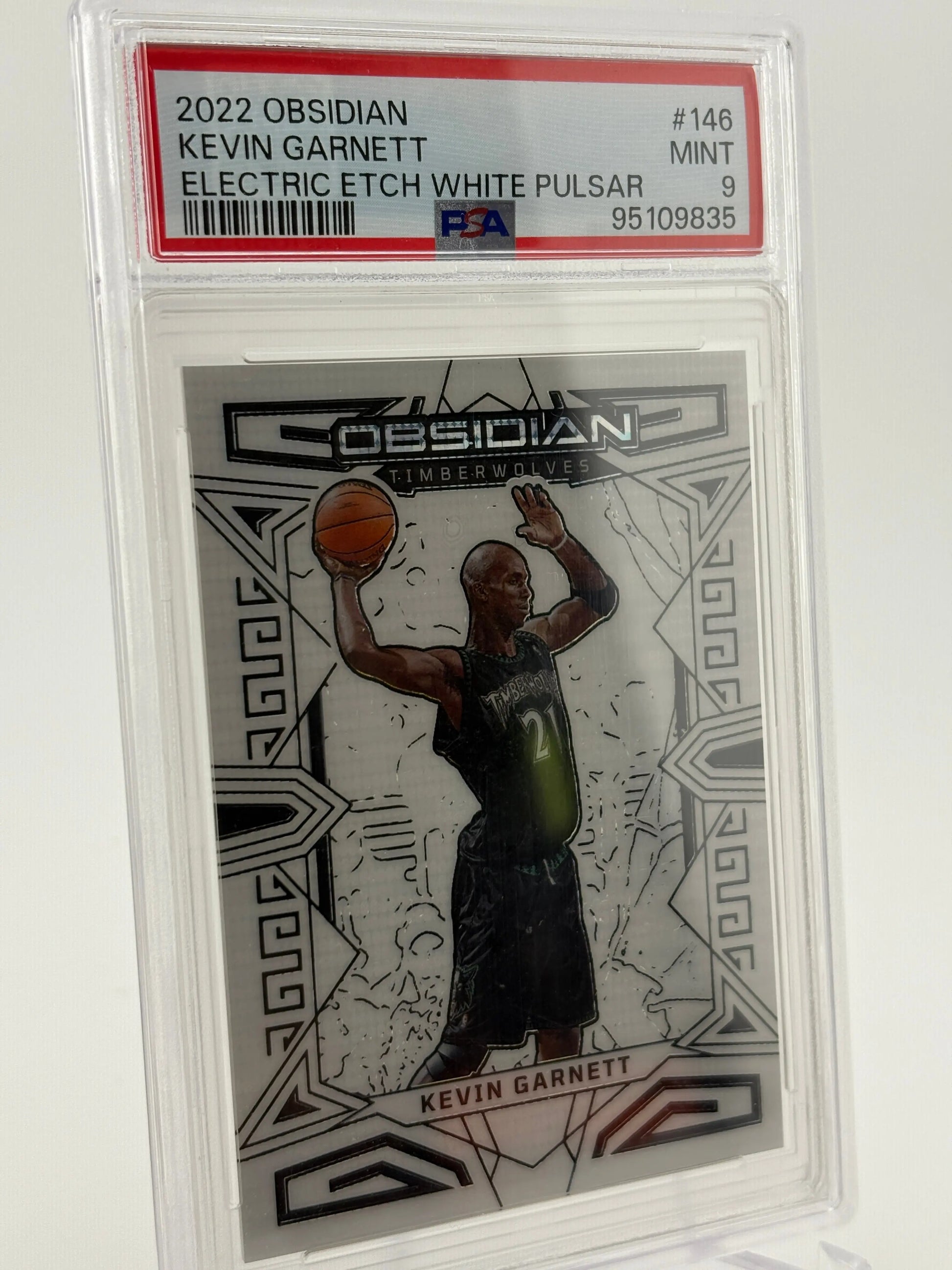 2022 Panini Obsidian - Kevin Garnett Electric Etch White Pulsar - PSA 9 FRENLY BRICKS - Open 7 Days