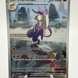 Pokemon TCG White Flare - Mienshao 134/086 Illustration Rare NM FRENLY BRICKS - Open 7 Days