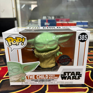 Funko Pop! Star Wars - The Child Force Wielding #385 - The Mandalorian FRENLY BRICKS - Open 7 Days