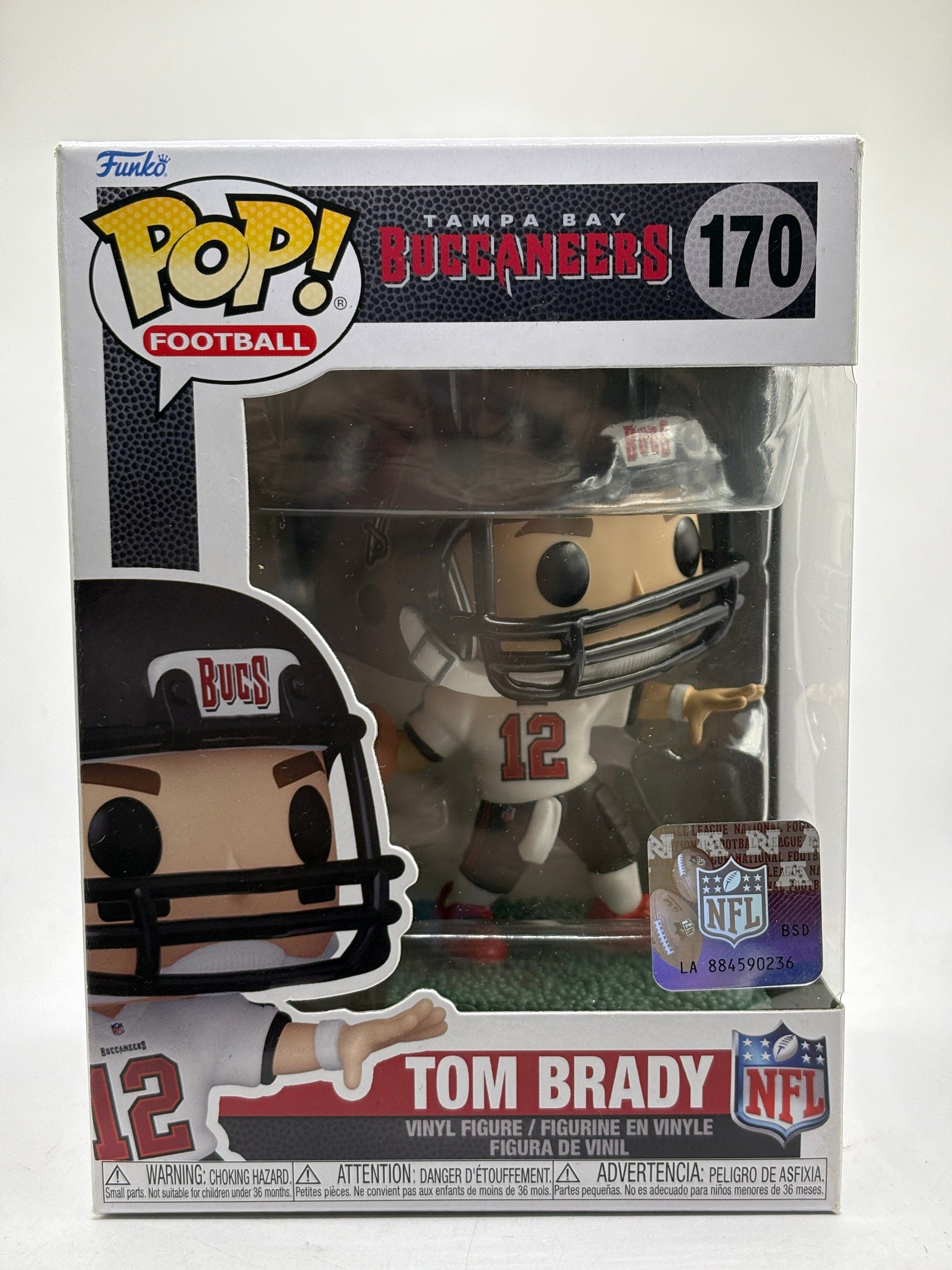 Funko POP! Football Buccaneers #170 Tom Brady Vinyl Figure FRENLY BRICKS - Open 7 Days image 1