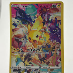 Pokemon TCG Sword Shield Crown Zenith - Pikachu 160/159 Secret Rare NM FRENLY BRICKS - Open 7 Days
