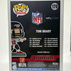 Funko POP! Football Buccaneers #170 Tom Brady Vinyl Figure FRENLY BRICKS - Open 7 Days