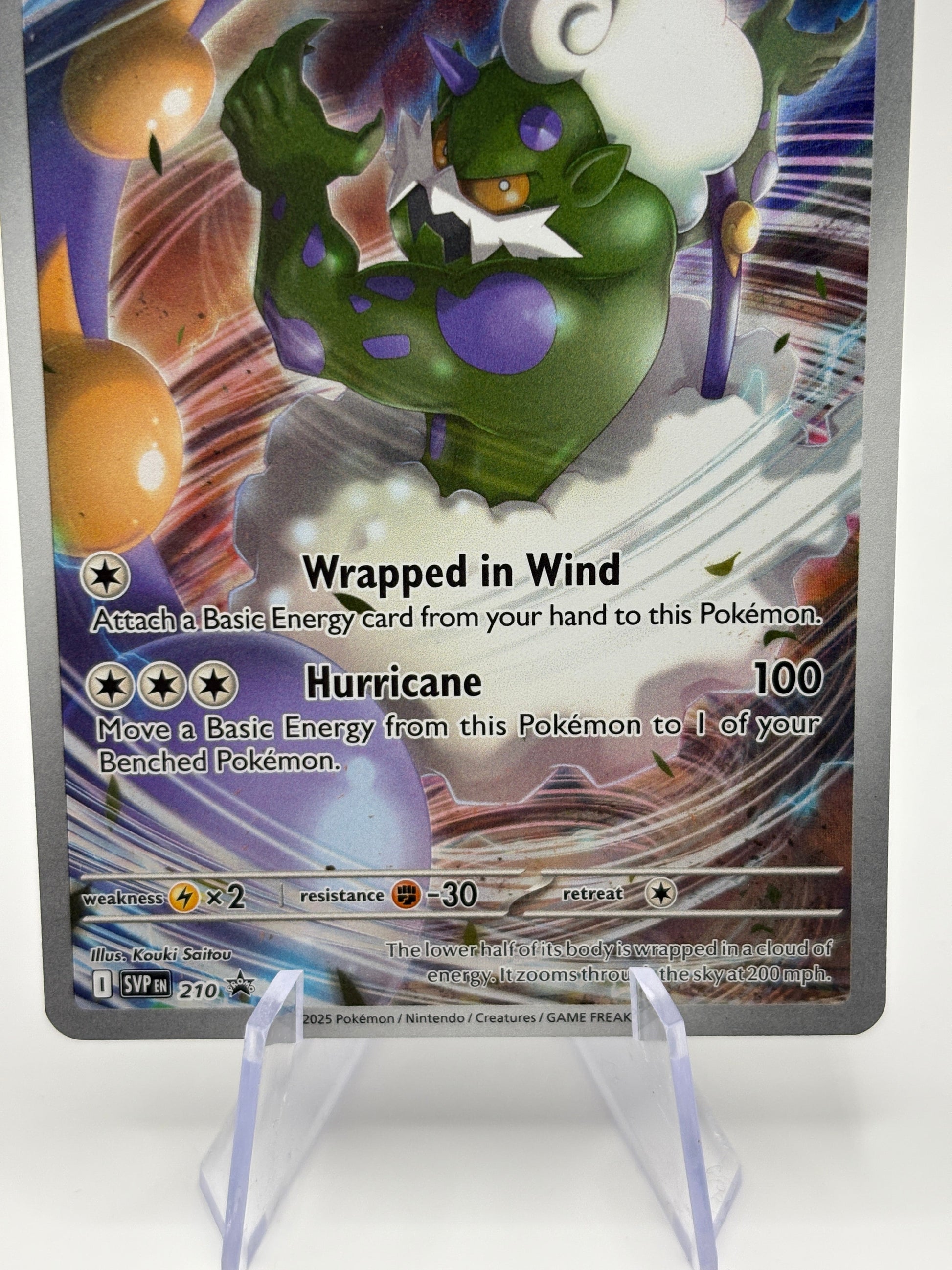 Pokemon TCG SVP Promos - Tornadus SVP 210 Black Star Illustration Promo NM FRENLY BRICKS - Open 7 Days