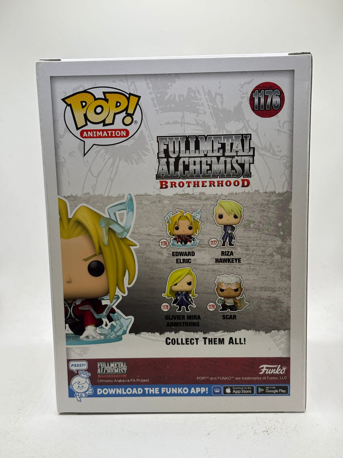 Funko POP! Animation Fullmetal Alchemist #1176 Edward Elric Limited Glow Chase image 3