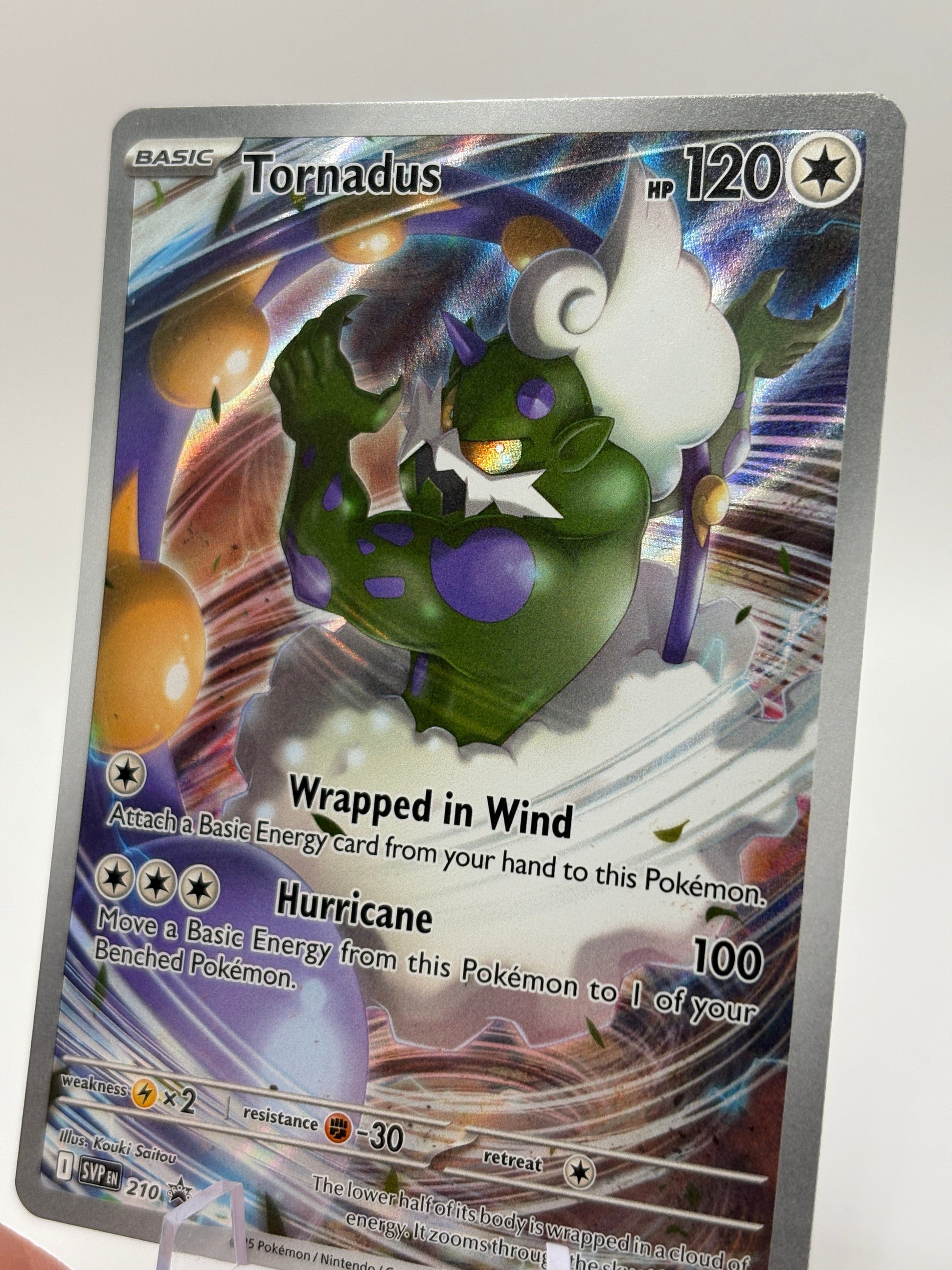 Pokemon TCG SVP Promos - Tornadus SVP 210 Black Star Illustration Promo NM FRENLY BRICKS - Open 7 Days