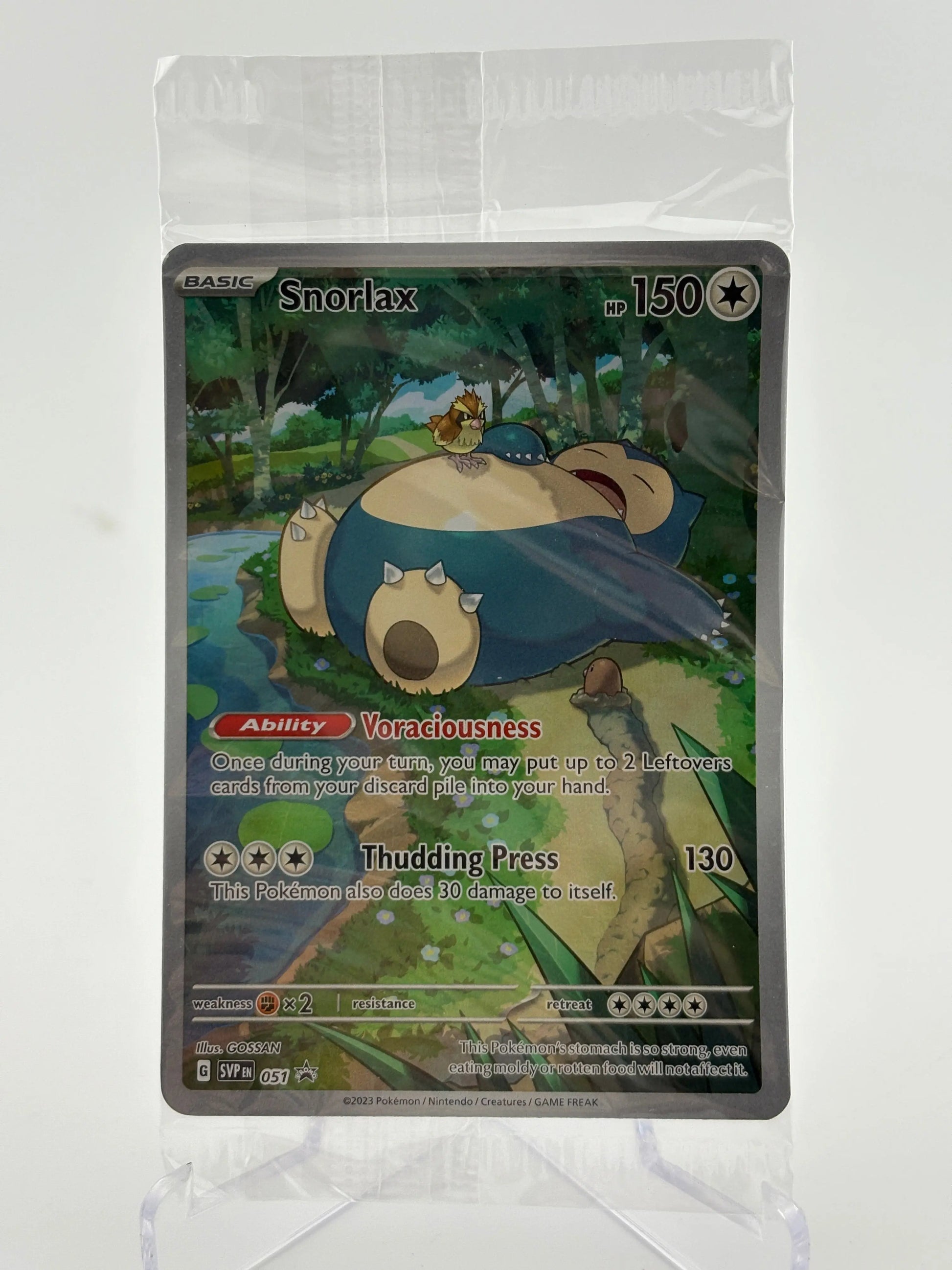 Pokemon TCG 151 - Snorlax SVP051 Art Rare Promo SEALED FRENLY BRICKS - Open 7 Days