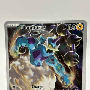Pokemon TCG SVP Promos - Thundurus SVP 209 Black Star Illustration Promo NM FRENLY BRICKS - Open 7 Days