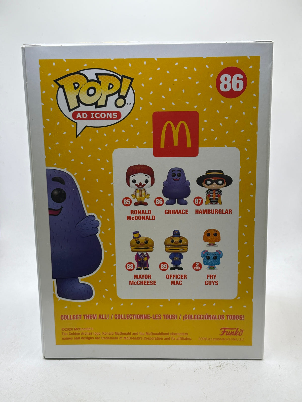 Funko POP! Ad Icons Mcdonalds #86 Grimace Vinyl Figure image 3