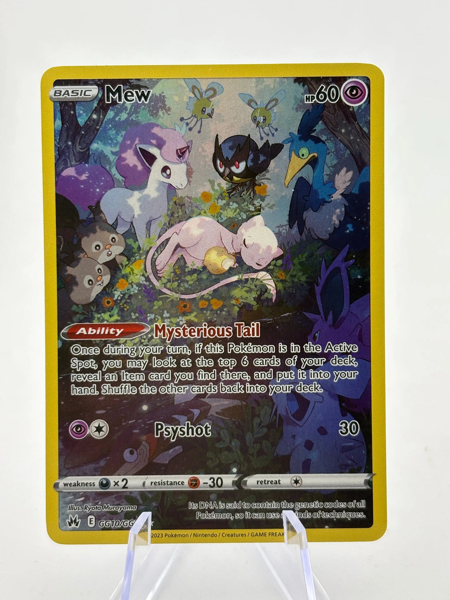 Pokemon TCG Sword Shield Crown Zenith - Mew GG10/GG70 Full Art LP FRENLY BRICKS - Open 7 Days