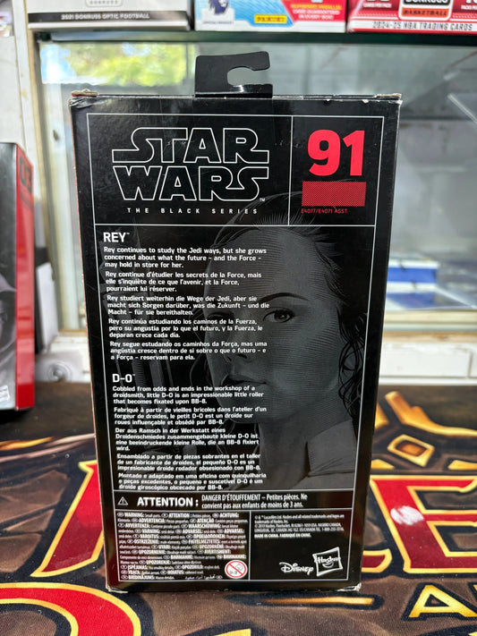 Star Wars Black Series Rey & D-0 6" Scale Action Figure #91 FRENLY BRICKS - Open 7 Days