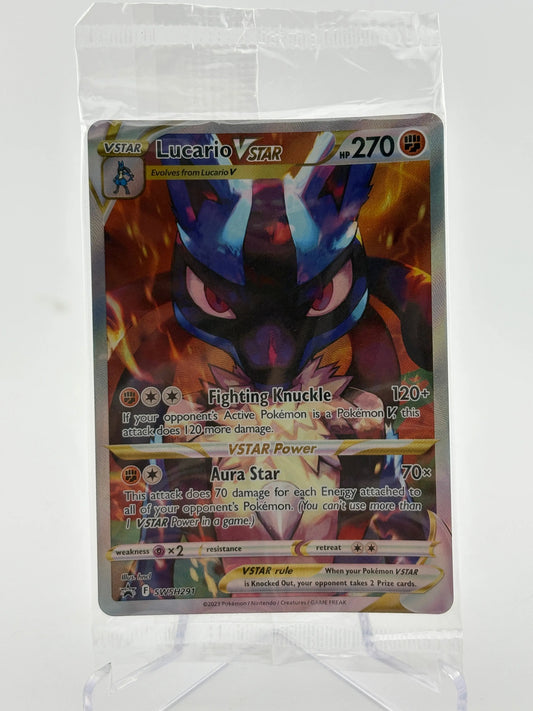 Pokemon TCG Crown Zenith - Lucario VSTAR SWSH291 Promo SEALED FRENLY BRICKS - Open 7 Days