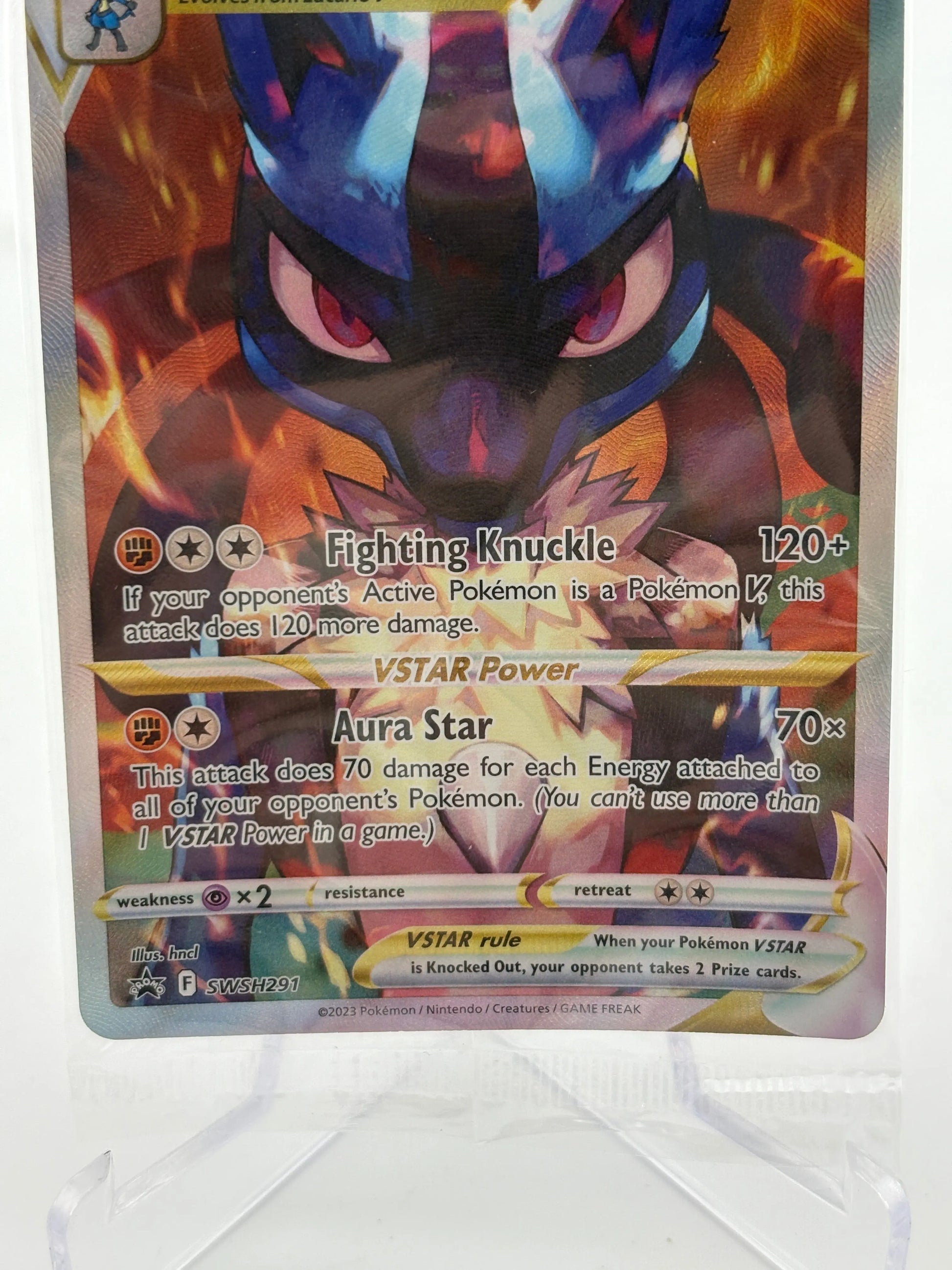 Pokemon TCG Crown Zenith - Lucario VSTAR SWSH291 Promo SEALED FRENLY BRICKS - Open 7 Days