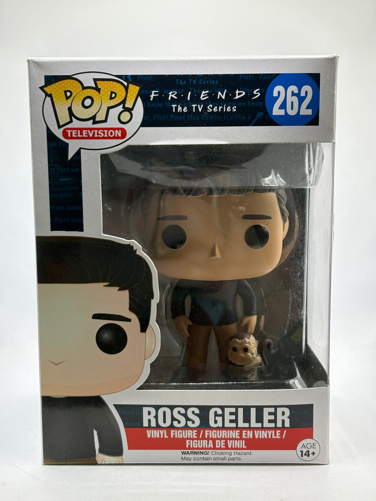 Funko POP! Television Friends #262 Ross Geller Vinyl Figure FRENLY BRICKS - Open 7 Days image 1