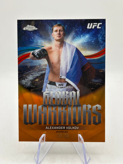 Topps Chrome 2026 UFC - GW-7 Global Warriors Alexander Volkov Oranger /25