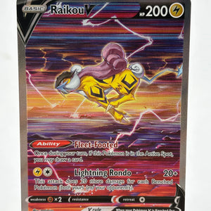 Pokémon TCG Crown Zenith - Galarian Gallery Raikou v GG41/GG70 NM FRENLY BRICKS - Open 7 Days