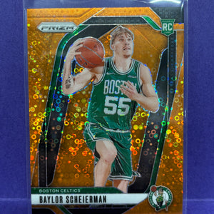 2024-25 Panini Prizm Baylor Scheierman #236 RC Rookie Fast Break Orange /125 FRENLY BRICKS - Open 7 Days