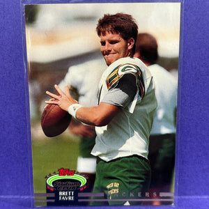1992 Topps Stadium Club BRETT FAVRE RC Rookie Card #683 Packers FRENLY BRICKS - Open 7 Days