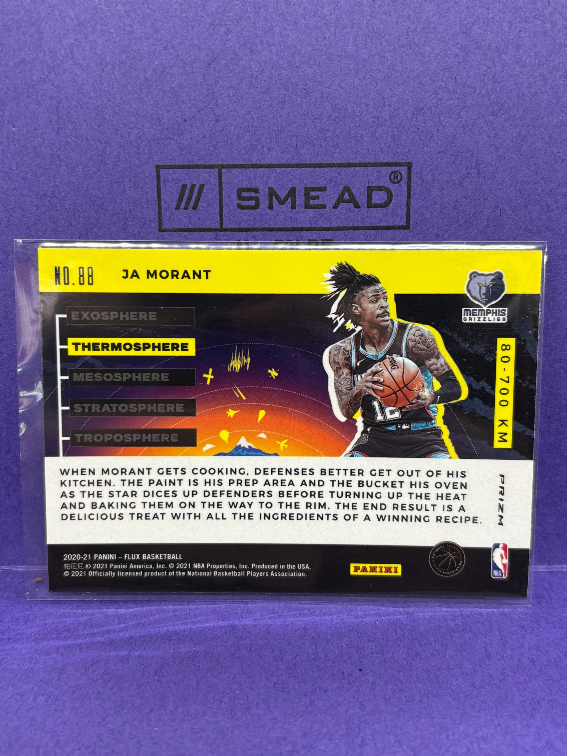 2020-21 Panini Flux - Atmosphere Thermosphere Ja Morant #88 FRENLY BRICKS - Open 7 Days